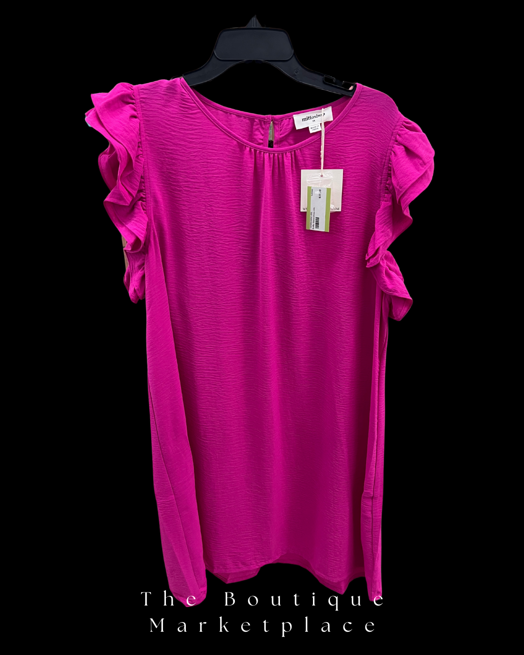 Ruffle Sleeve Dress