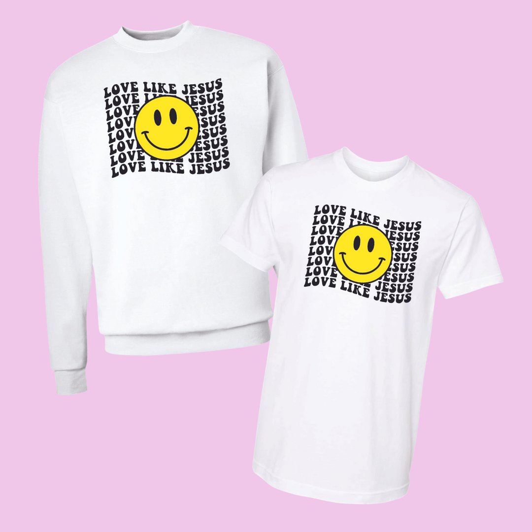 Smiley Love like Jesus Design